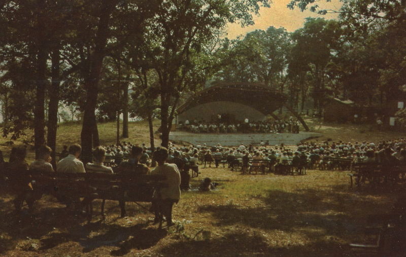 Blue Lake Fine Arts Camp - Vintage Postcard